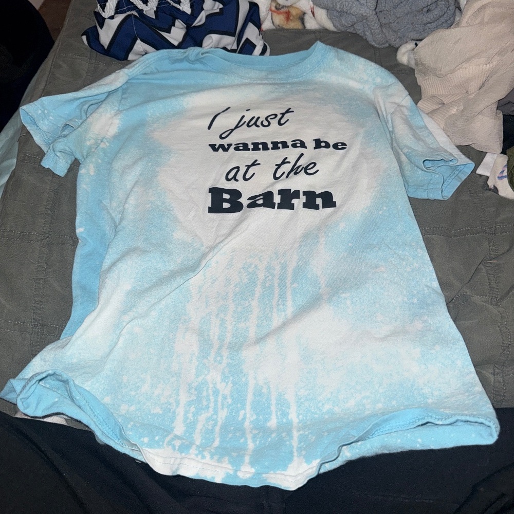 Gildan Light Blue Graphic Tee Small